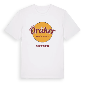Öråker cirkel t-shirt – ekologisk bomull t-shirt från Pinshirt