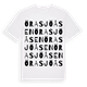 Örasjöåsen ordlek t-shirt