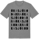 Mid Heather Gray t-shirt med Örasjöbodarna ordlek t-shirt