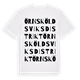 Örnsköldsviks distrikt ordlek t-shirt
