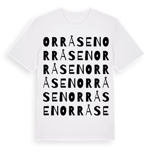 Orråsen ordlek t-shirt – ekologisk bomull t-shirt från Pinshirt