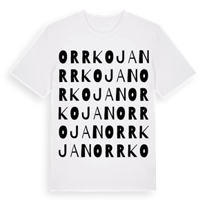 Orrkojan ordlek t-shirt – ekologisk bomull t-shirt från Pinshirt