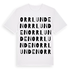 Orrlunden ordlek t-shirt – ekologisk bomull t-shirt från Pinshirt