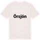 Vintage White t-shirt med Örsjön fetstil t-shirt