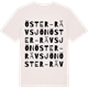 Vintage White t-shirt med Öster-Rävsjön ordlek t-shirt