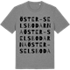Mid Heather Gray t-shirt med Öster-Selsbodarna ordlek t-shirt