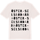 Vintage White t-shirt med Öster-Selsbodarna ordlek t-shirt