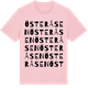 Pink Cotton t-shirt med Österåsen ordlek t-shirt
