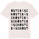 Vintage White t-shirt med Österåsen ordlek t-shirt