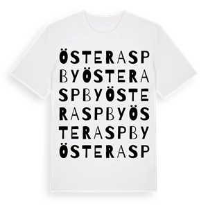 Österaspby ordlek t-shirt – ekologisk bomull t-shirt från Pinshirt