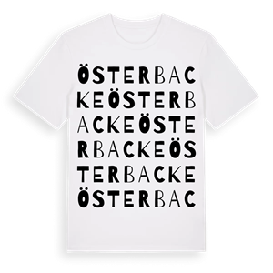 Österbacke ordlek t-shirt – ekologisk bomull t-shirt från Pinshirt