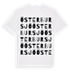 Österbursjö ordlek t-shirt