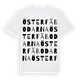 Österfäbodarna ordlek t-shirt