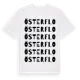 White t-shirt med Österflo ordlek t-shirt