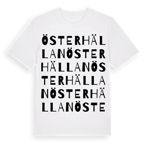 Österhällan ordlek t-shirt – ekologisk bomull t-shirt från Pinshirt