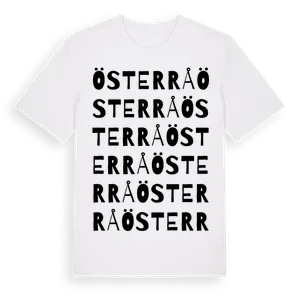 Österrå ordlek t-shirt – ekologisk bomull t-shirt från Pinshirt