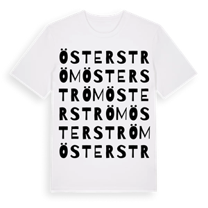 Österström ordlek t-shirt – ekologisk bomull t-shirt från Pinshirt