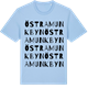 Blue Soul t-shirt med Östra Munkbyn ordlek t-shirt