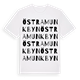 Östra Munkbyn ordlek t-shirt