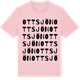 Pink Cotton t-shirt med Ottsjön ordlek t-shirt