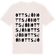 Vintage White t-shirt med Ottsjön ordlek t-shirt