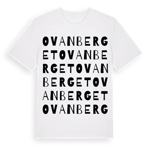 Ovanberget ordlek t-shirt – ekologisk bomull t-shirt från Pinshirt