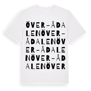 Över-Ådalen ordlek t-shirt – ekologisk bomull t-shirt från Pinshirt