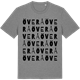 Mid Heather Gray t-shirt med Överå ordlek t-shirt
