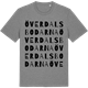 Mid Heather Gray t-shirt med Överdalsbodarna ordlek t-shirt