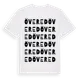 White t-shirt med Övered ordlek t-shirt
