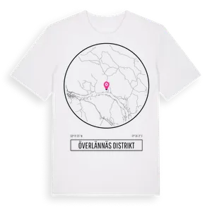 Överlännäs Distrikt t-shirt – ekologisk bomull t-shirt från Pinshirt