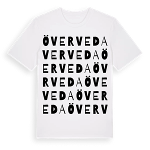 Överveda ordlek t-shirt – ekologisk bomull t-shirt från Pinshirt