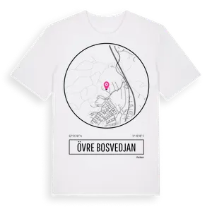 Övre Bosvedjan t-shirt – ekologisk bomull t-shirt från Pinshirt
