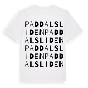 Paddalsliden ordlek t-shirt – ekologisk bomull t-shirt från Pinshirt