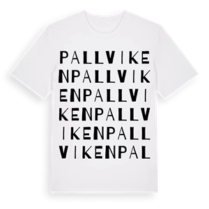 Pallviken ordlek t-shirt – ekologisk bomull t-shirt från Pinshirt