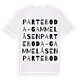 Parteboda-Gammelåsen ordlek t-shirt