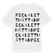 Peckaletthättan ordlek t-shirt