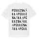 Pelles källa ordlek t-shirt