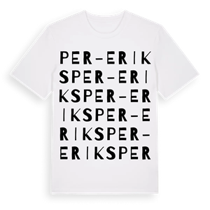 Per-Eriks ordlek t-shirt – ekologisk bomull t-shirt från Pinshirt