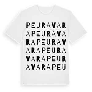 Peuravara ordlek t-shirt – ekologisk bomull t-shirt från Pinshirt