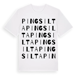 Pingsilta ordlek t-shirt – ekologisk bomull t-shirt från Pinshirt