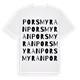 Porsmyran ordlek t-shirt