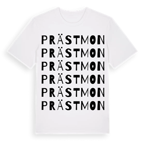 Prästmon ordlek t-shirt – ekologisk bomull t-shirt från Pinshirt