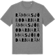 Mid Heather Gray t-shirt med Rämmasjöbodarna ordlek t-shirt