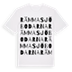 Rämmasjöbodarna ordlek t-shirt