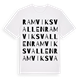 Ramviksvallen ordlek t-shirt