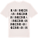 Vintage White t-shirt med Raningen ordlek t-shirt