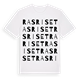 Rasriset ordlek t-shirt