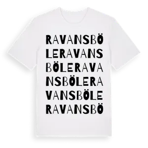Ravansböle ordlek t-shirt – ekologisk bomull t-shirt från Pinshirt