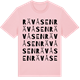 Pink Cotton t-shirt med Rävåsen ordlek t-shirt